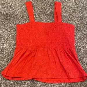 Smocked tank top